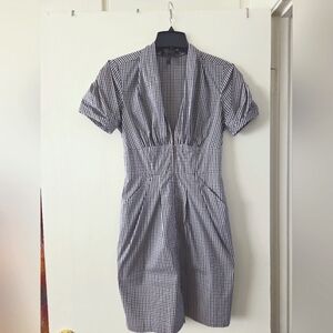 Classic Blue and White Dress